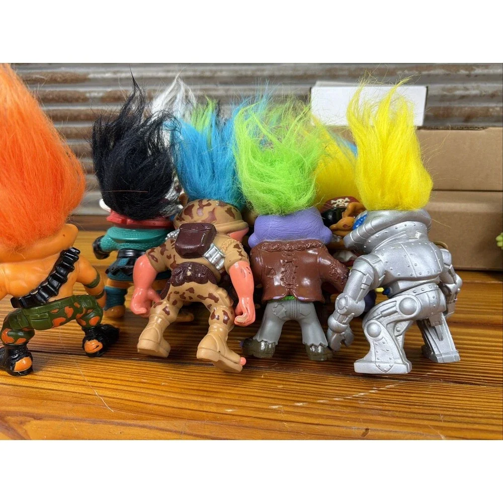 VTG 90s Hasbro Battle Trolls Lot of 13 Figures Very Rare/Read